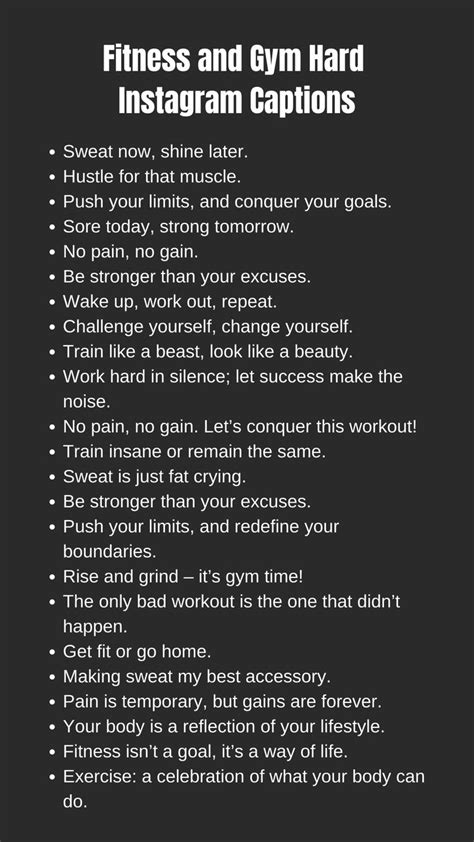 340 Gym Instagram Captions to Energize Your Feed.